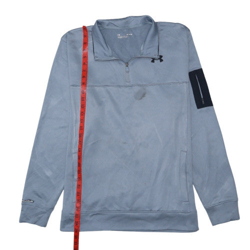 Under Armour Men’s Grey XL 1/4 Zip Fleece Sweatshirt