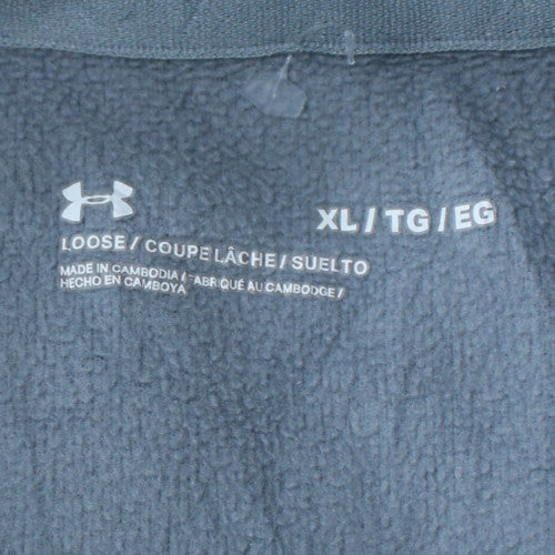 Under Armour Men’s Grey XL 1/4 Zip Fleece Sweatshirt