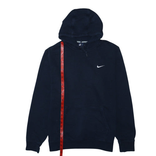 Nike Men's Navy Blue Pullover Hoodie XXL Fleece Cotton Blend