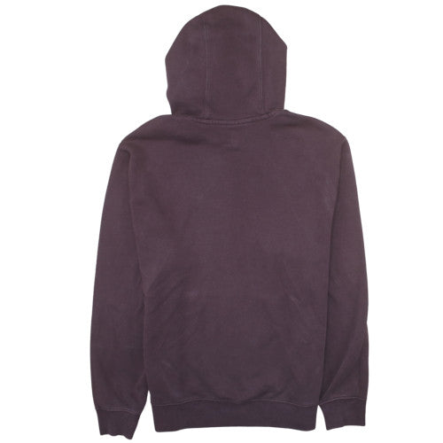 Nike Men Brown Pullover Fleece Hoodie M Regular Fit Long Sleeve