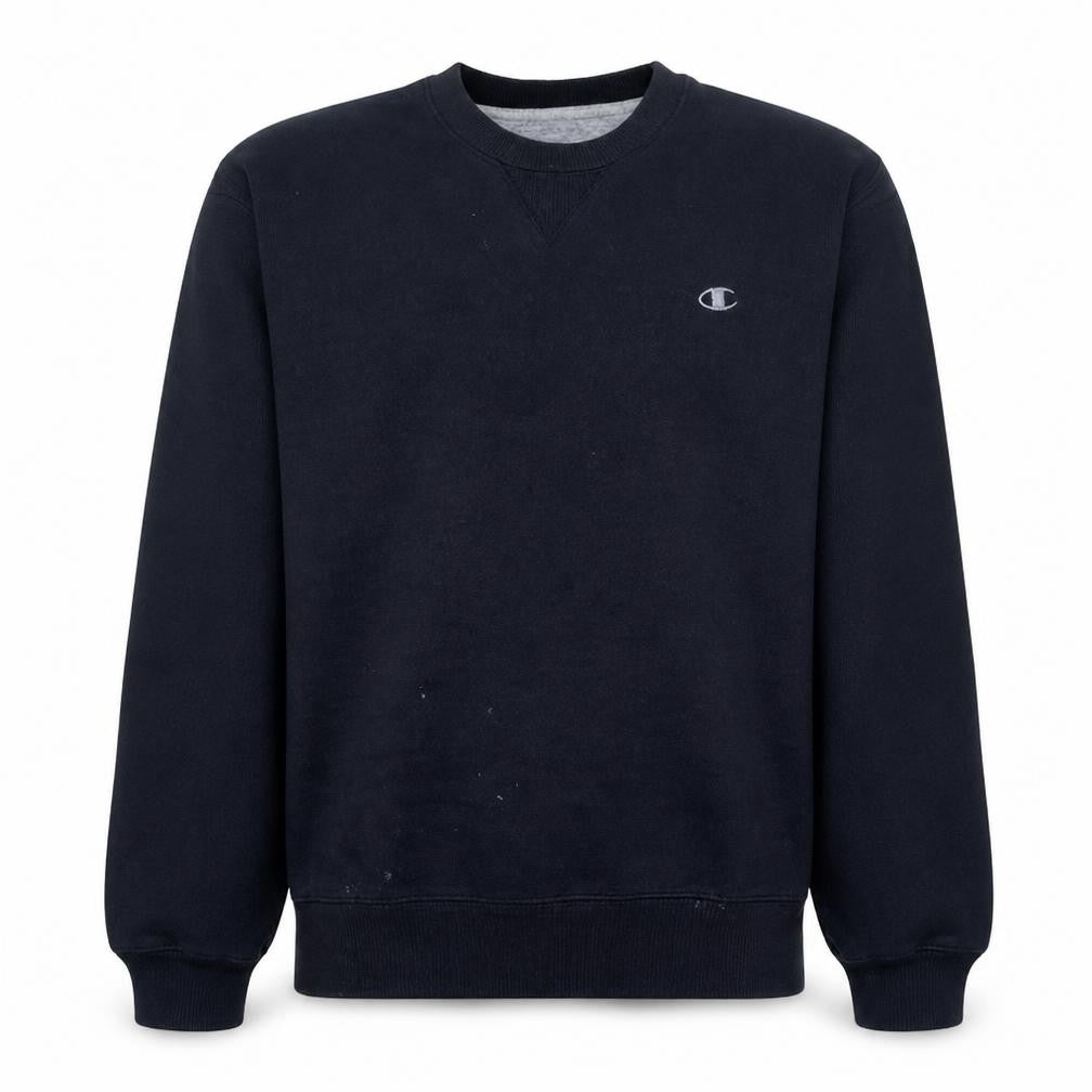 Champion Men's Blue Pullover Crew Neck Sweatshirt L