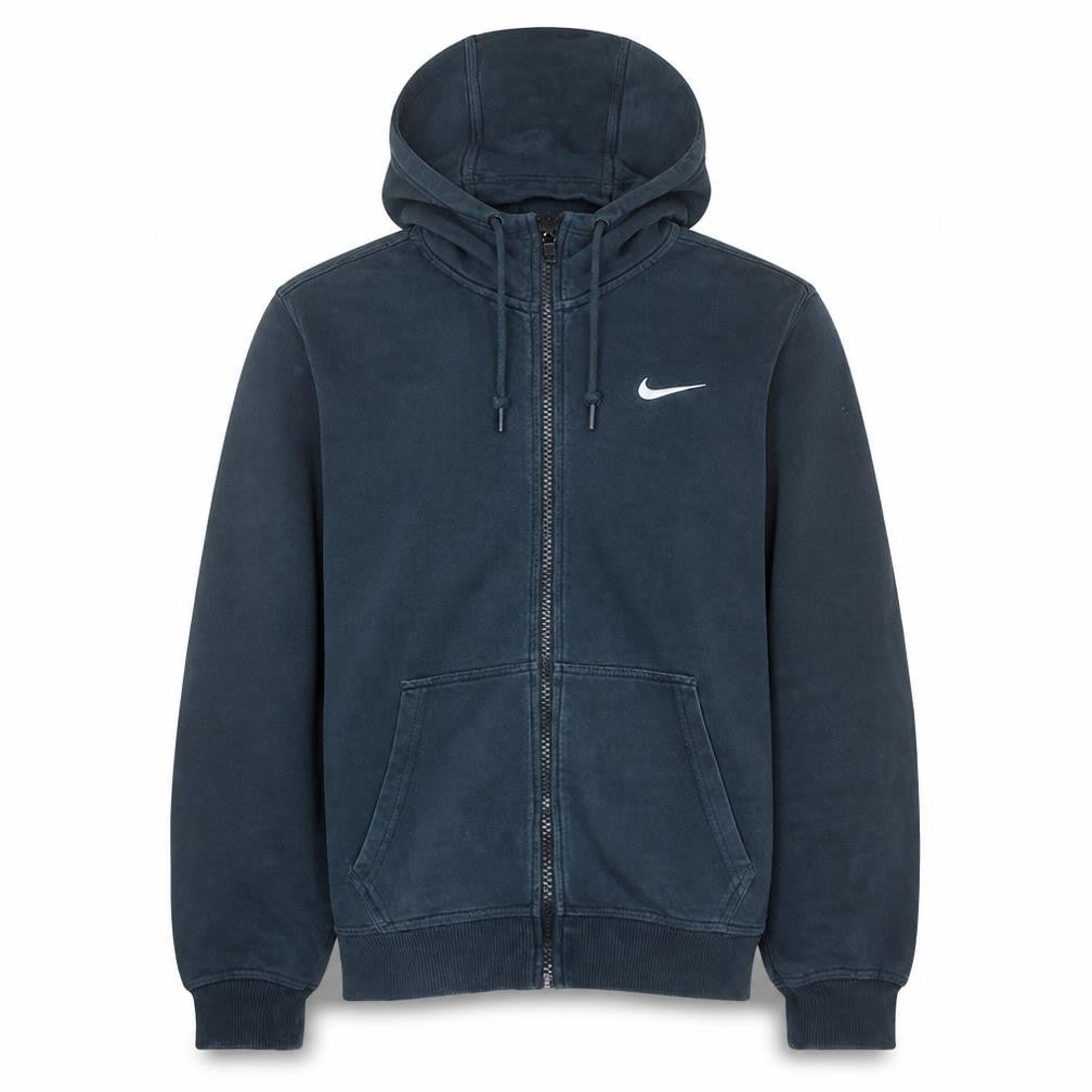 Nike Men's Blue Full Zip Hoodie Size S Fleece Sportswear
