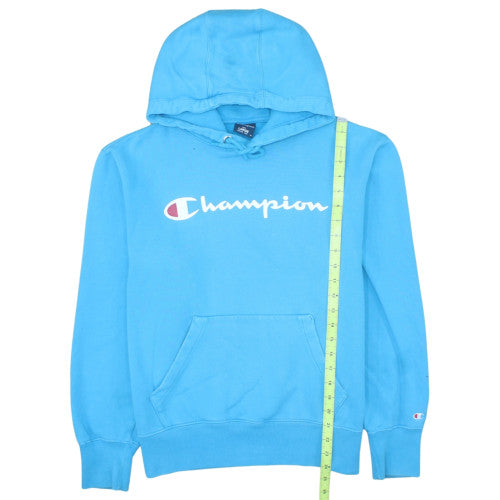 Champion Men's Blue Pullover Hoodie Size L Fleece Sportswear