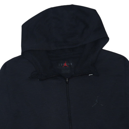 Jordan Men's Black 2XL Full Zip Hoodie Sweatshirt
