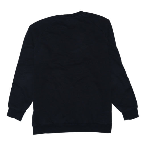 adidas Mens Black L Crew Neck Pullover Sweatshirt
