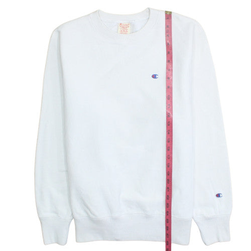 Champion Men’s White XL Reverse Weave Crew Neck Sweatshirt
