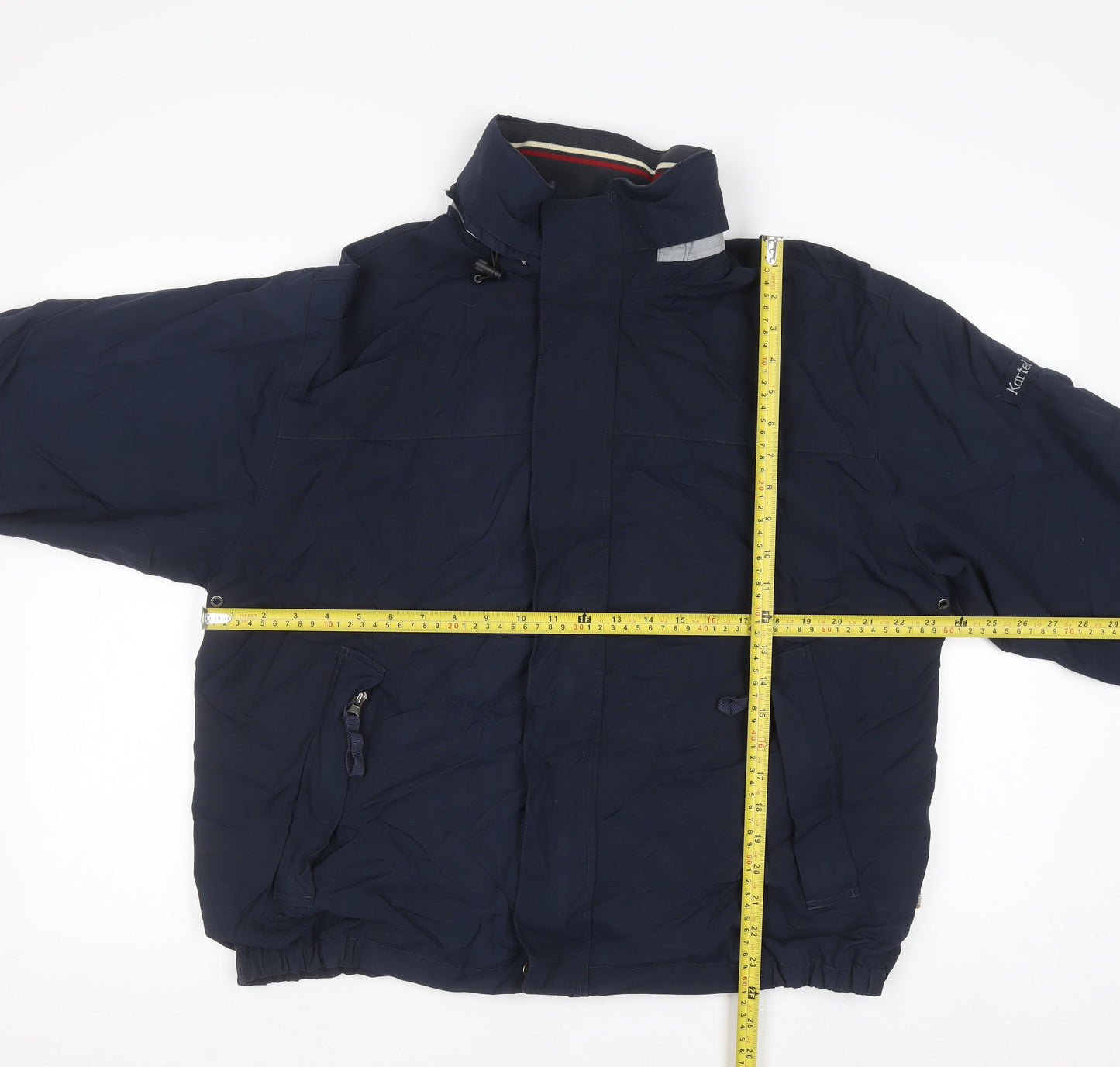 Kartel Men's Blue Windbreaker Jacket L Lightweight Casual Outerwear