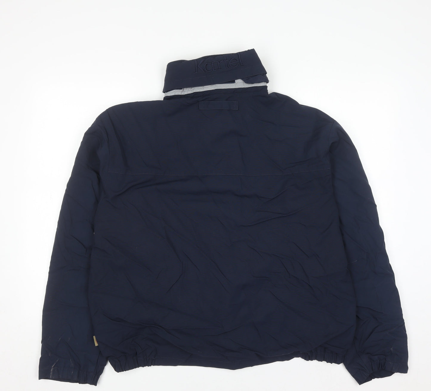 Kartel Men's Blue Windbreaker Jacket L Lightweight Casual Outerwear