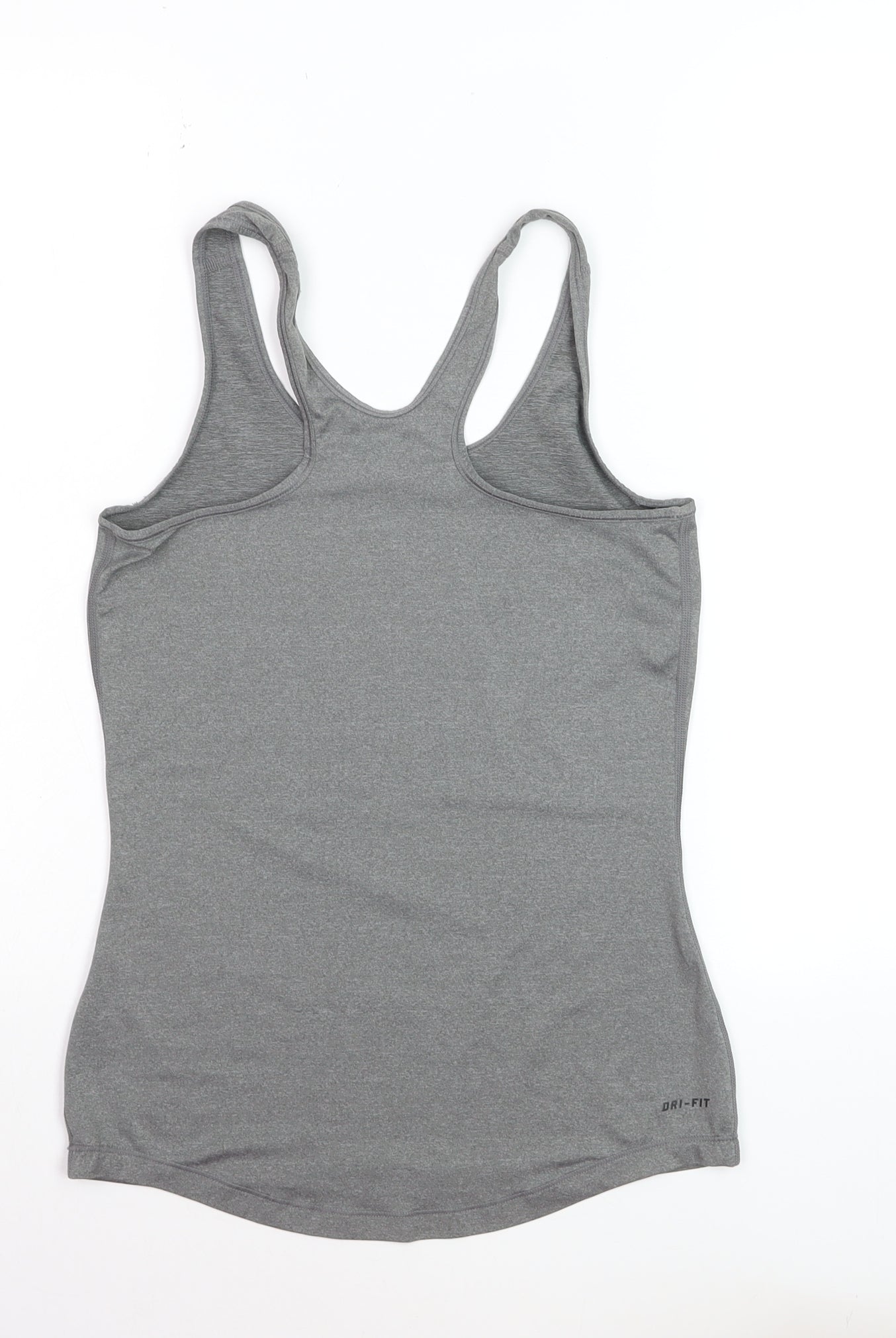 Nike Women Grey Dri-Fit Pro Racerback Tank Top Size S
