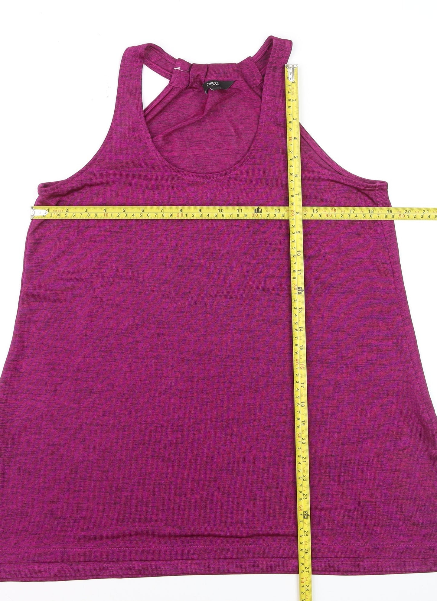 Next Women's Purple Racerback Tank Top Size 12 Activewear