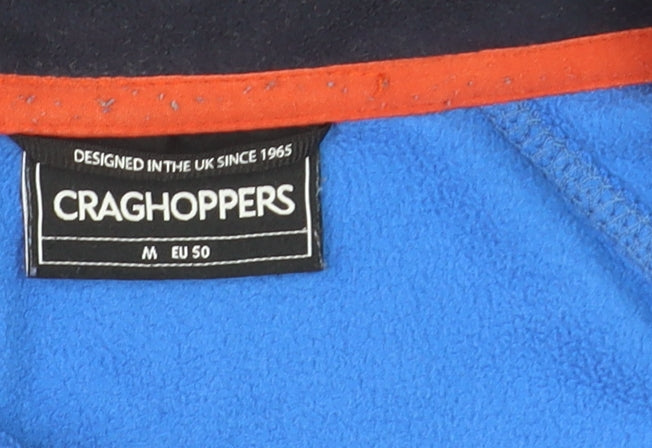 Craghoppers Men's Blue Fleece 1/4 Zip Pullover Sweatshirt M