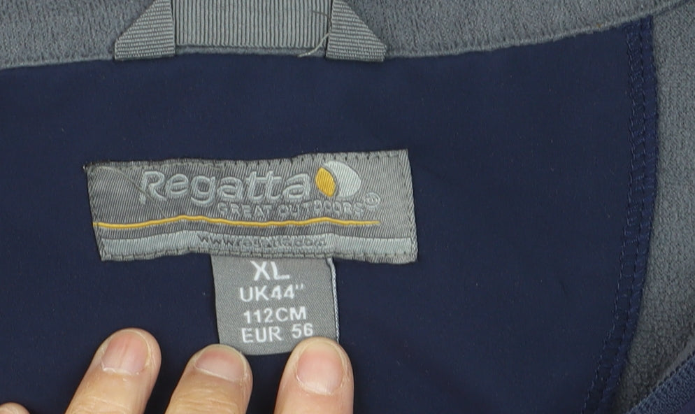 Regatta Men's Navy Softshell Windbreaker Jacket XL