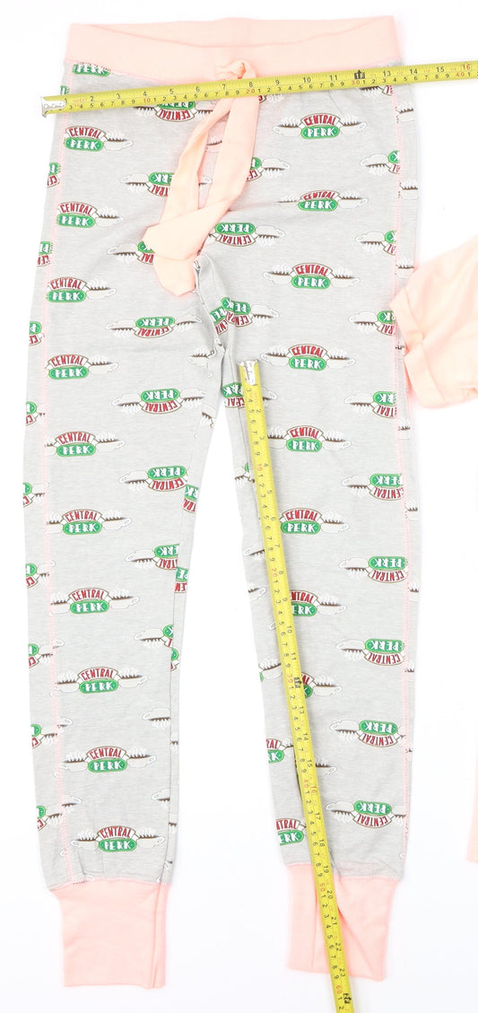 Love To Lounge Friends Central Perk Pink Pyjama Set Women’s Size S 6-8