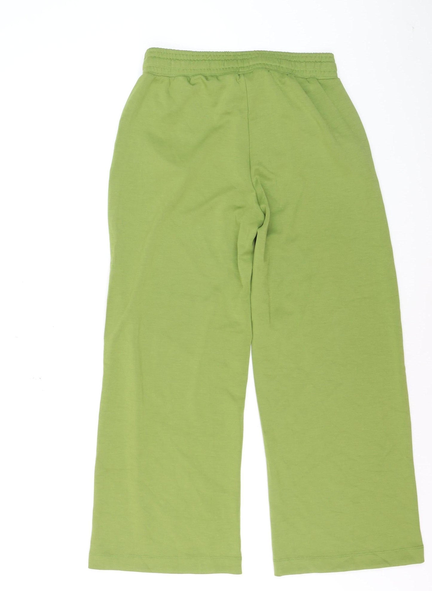 Soya Concept Women’s Green Wide-Leg Trousers Size M Cotton Blend
