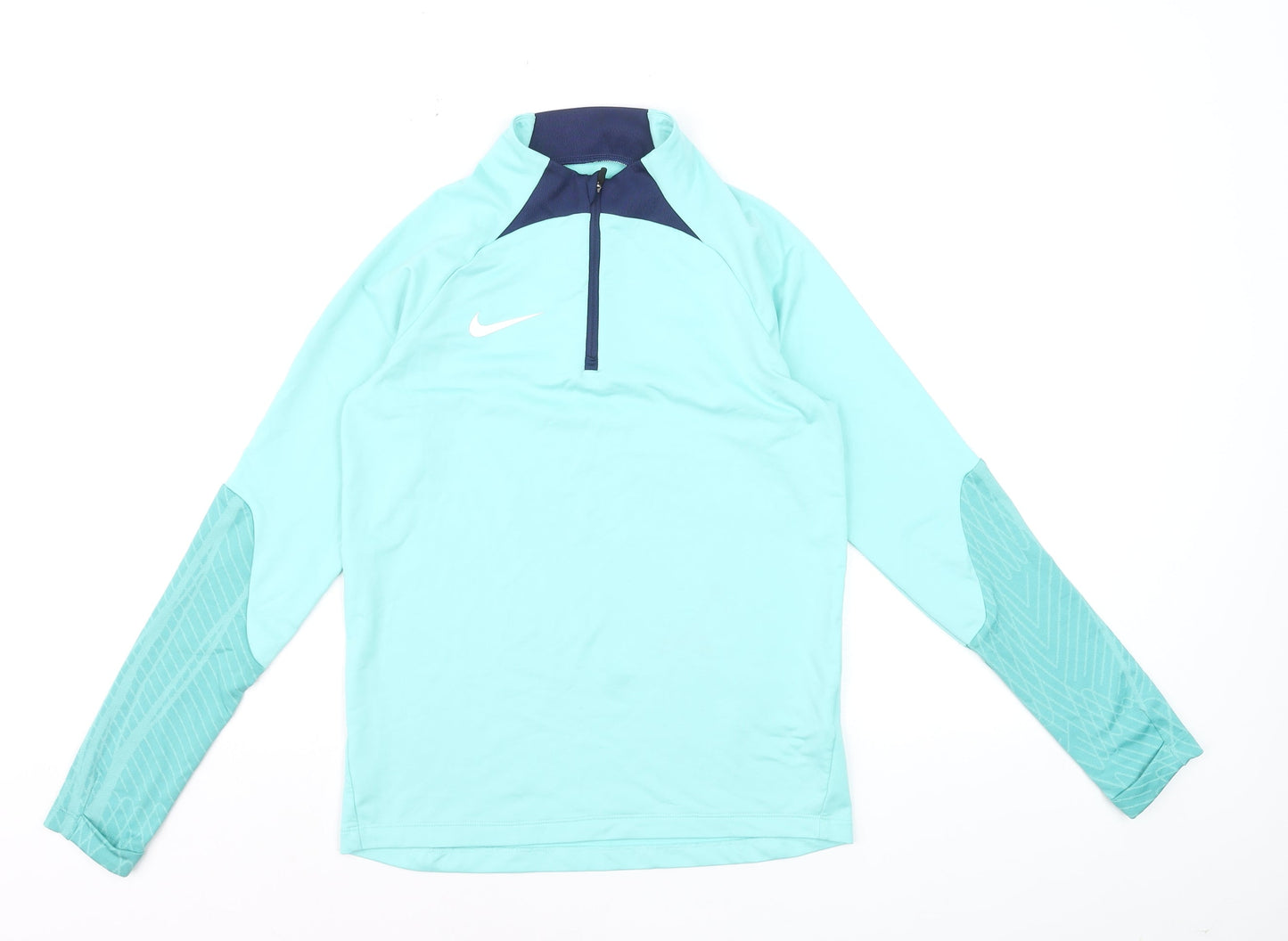 Nike Women’s Blue Dri-FIT 1/4 Zip Pullover Sweatshirt L