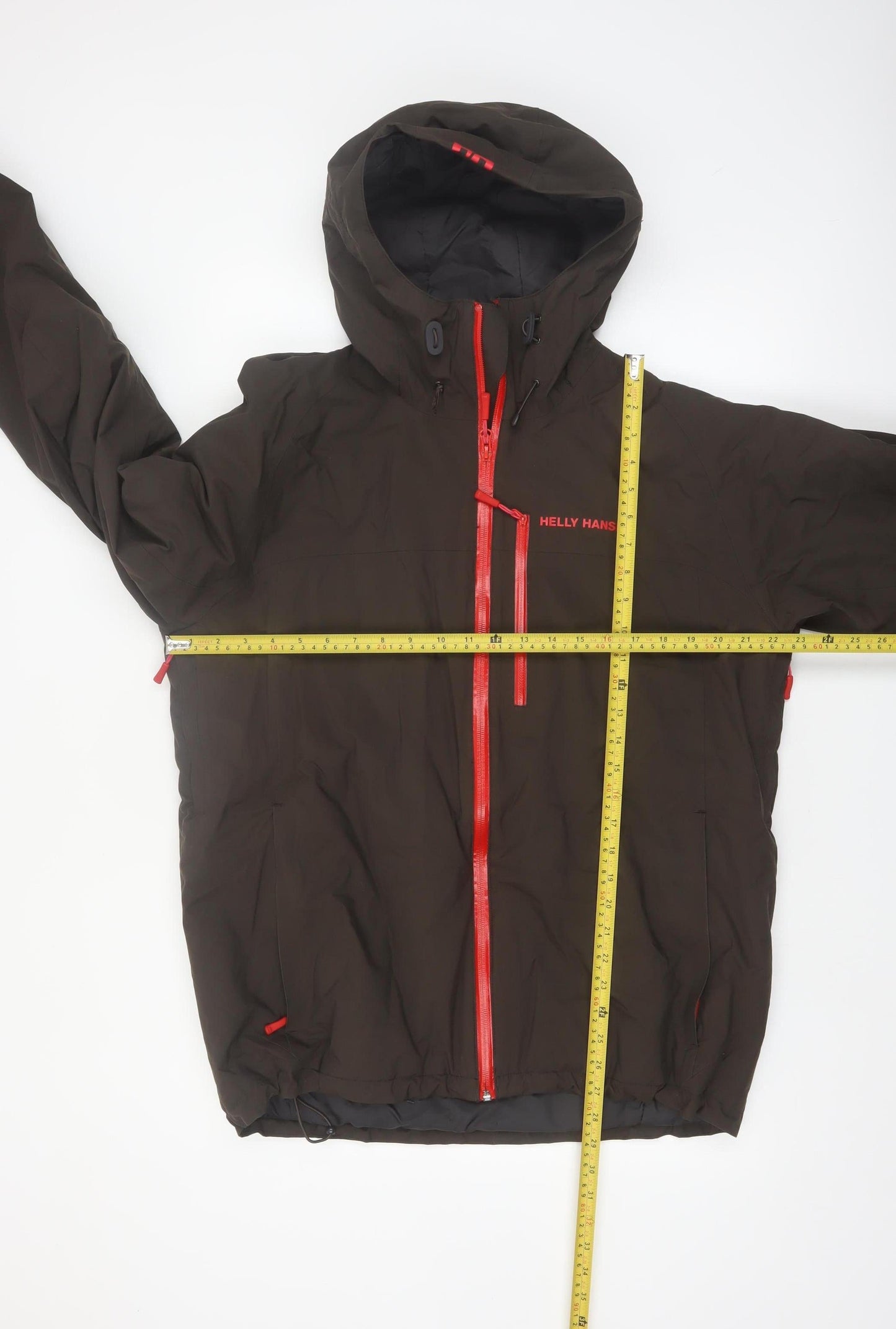 Helly Hansen Men's Black Hooded Waterproof Outdoor Jacket L