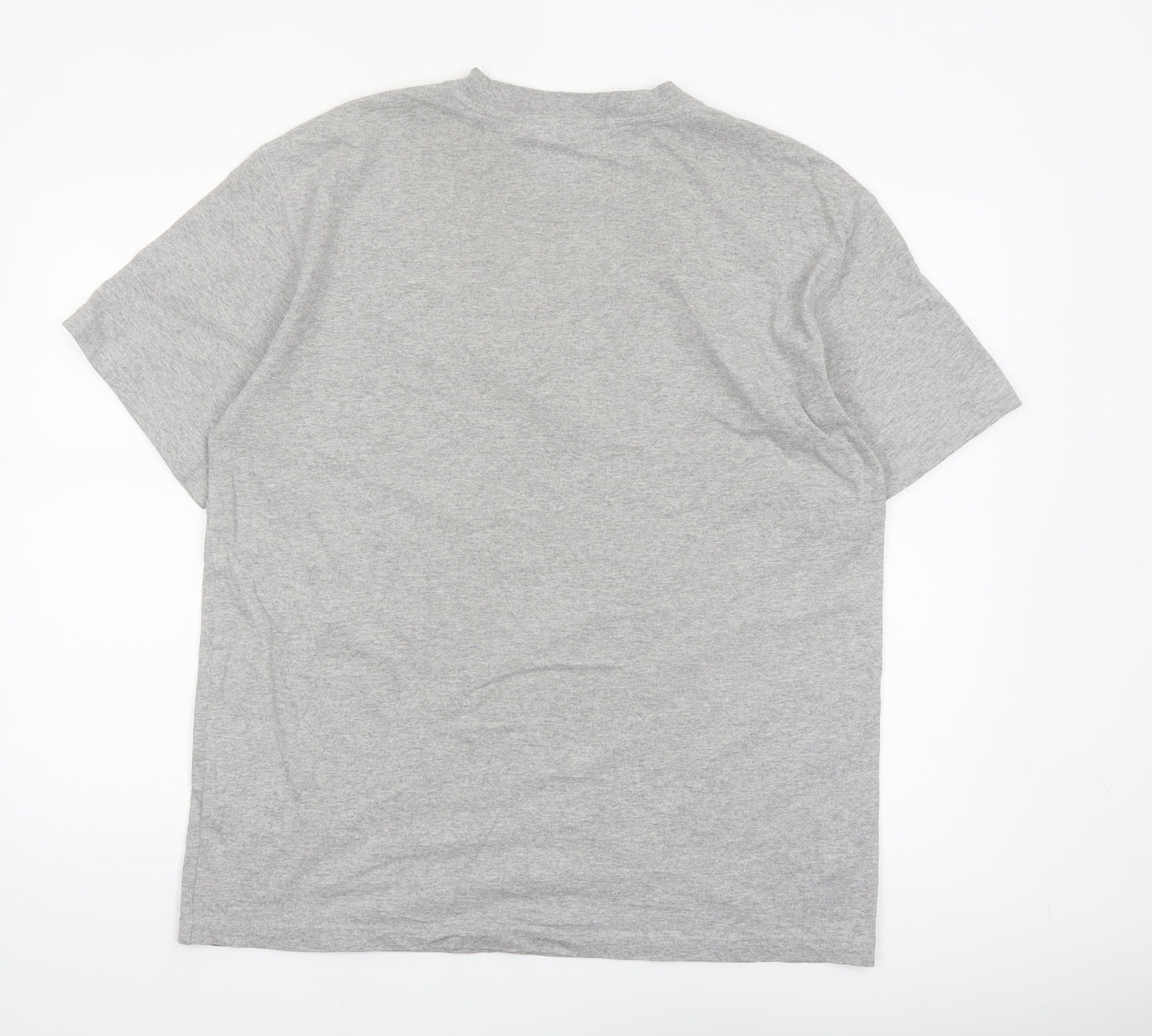 Dickies Men's Grey Crew Neck Short Sleeve T-Shirt Size L