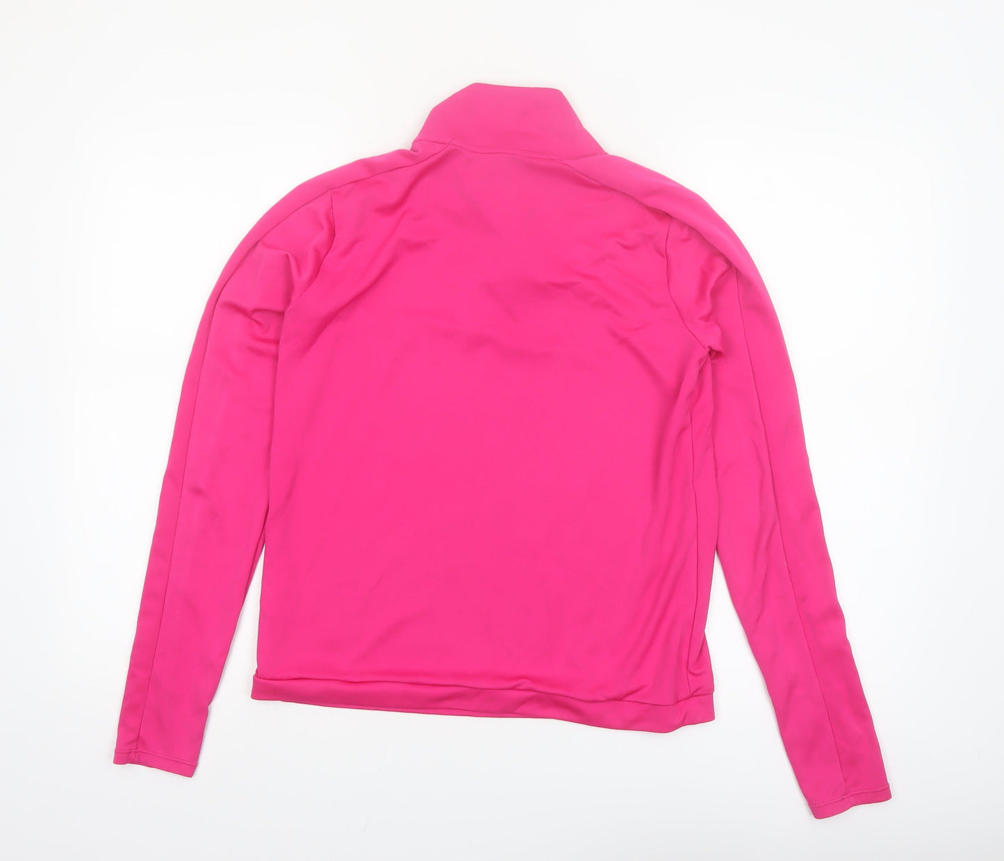Nike Women's Pink Running 1/4 Zip Long Sleeve Top Size S