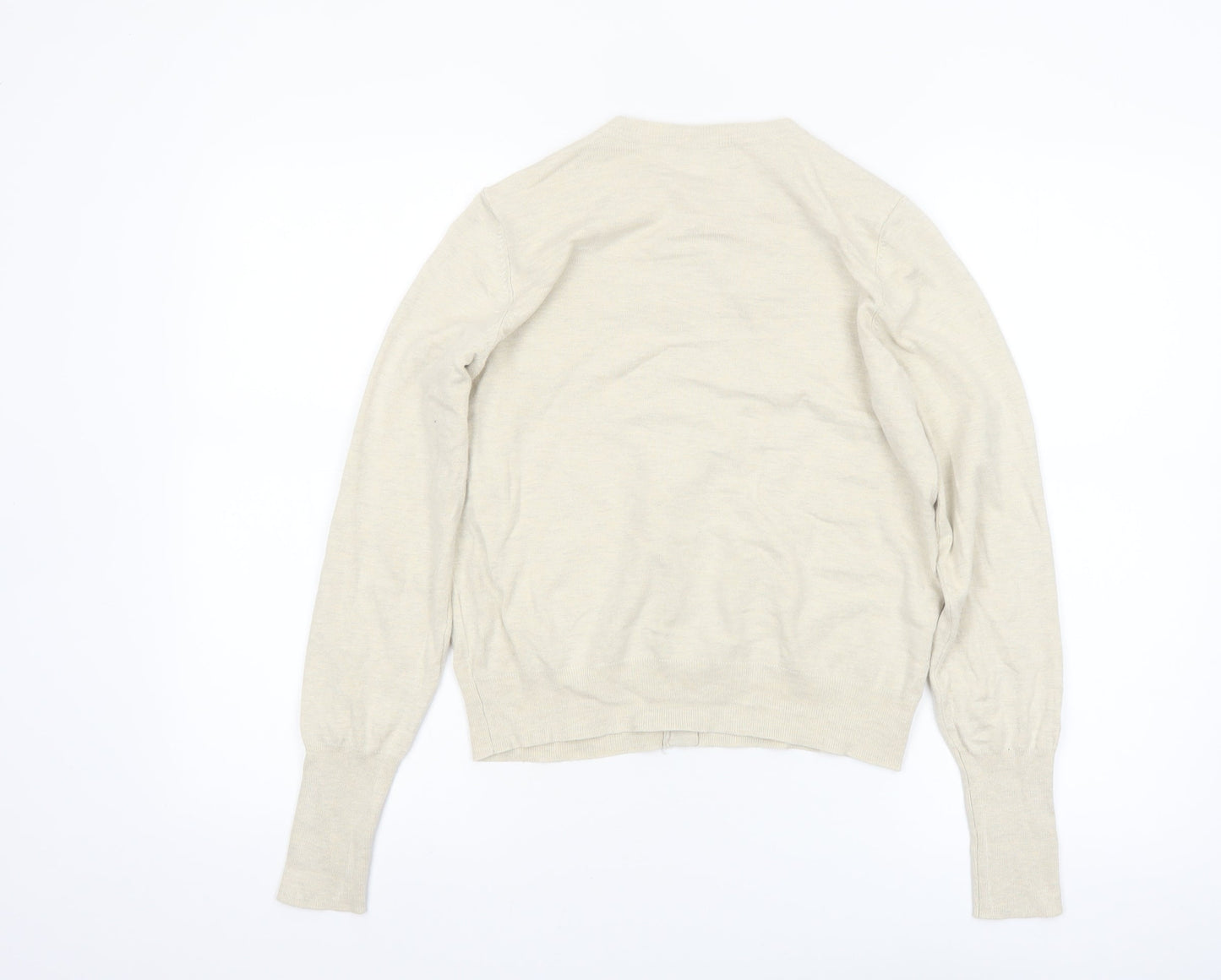 Marks and Spencer Women’s Beige Size 12 Button Cardigan