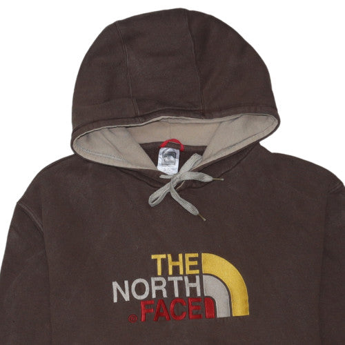 The North Face Men's Brown XL Pullover Hoodie Embroidered Logo