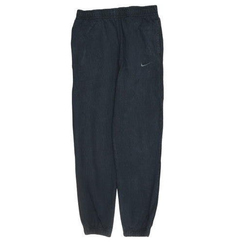 Nike Men's Black Cotton Joggers M Regular Fit Elastic Waist