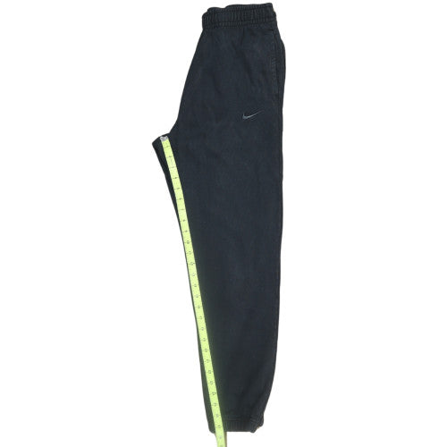 Nike Men's Black Cotton Joggers M Regular Fit Elastic Waist