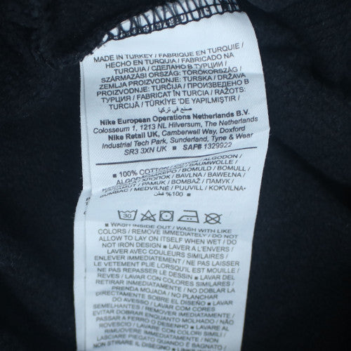 Nike Men's Black Cotton Joggers M Regular Fit Elastic Waist