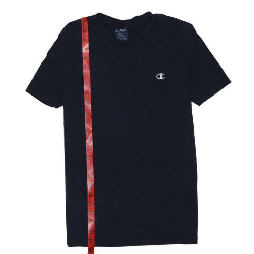 Champion Men's Black Small Crew Neck Short Sleeve T-Shirt