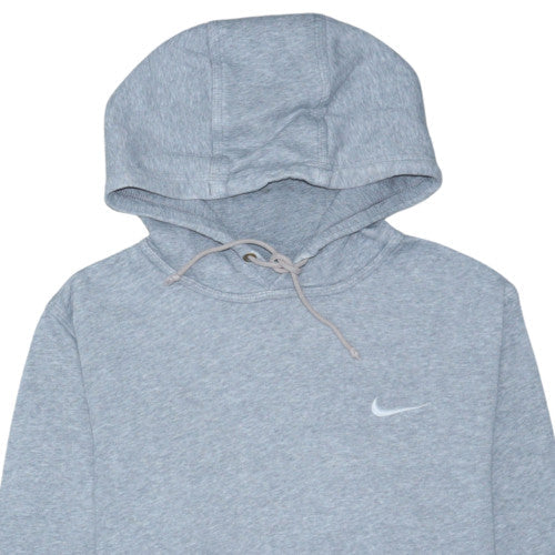 Nike Women Grey Pullover Hoodie Sweatshirt M Hooded Fleece
