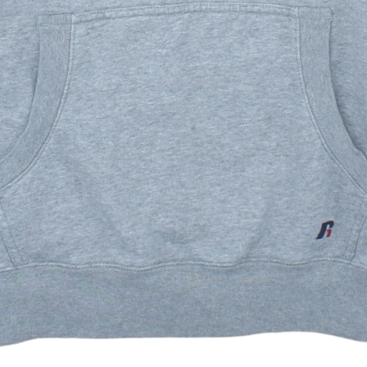 Russell Athletic Men's Grey Pullover Hoodie L Classic Fit Sportswear