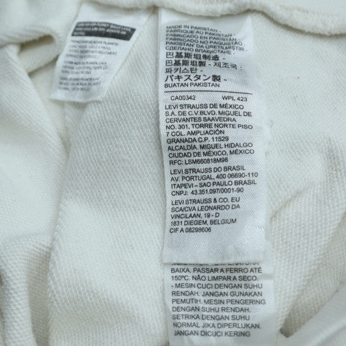 Levi's Women's White Graphic Pullover Sweatshirt XL Organic Market Print