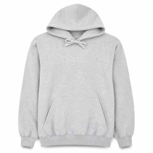 Guess Men's Grey Pullover Hoodie L Fleece Regular Fit