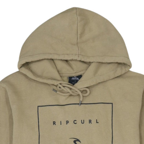 Rip Curl Men's Beige Pullover Hoodie Medium Regular Fit Surf Style