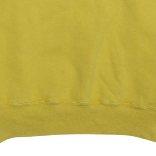 Champion Men's Yellow Pullover Sweatshirt Large Crew Neck Fleece