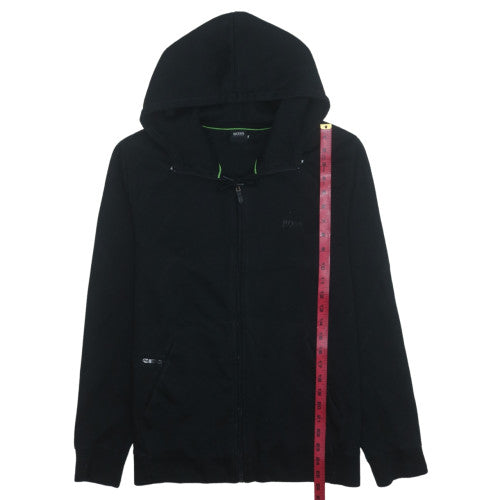 Hugo Boss Men’s Black Full Zip Hoodie Size M Regular Fit