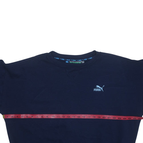 Puma Men's Blue XL Crew Neck Pullover Sweatshirt