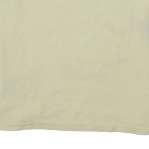 Chaps Men's Beige Cotton Polo Shirt XL Short Sleeve Classic Fit