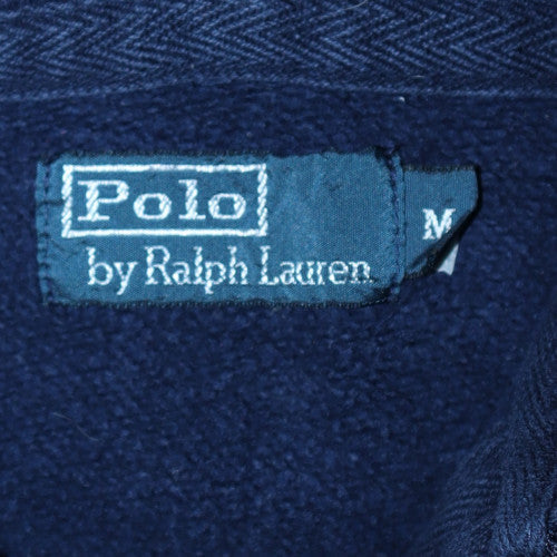 Polo Ralph Lauren Men's Navy Full Zip Hoodie Size M Cotton Blend