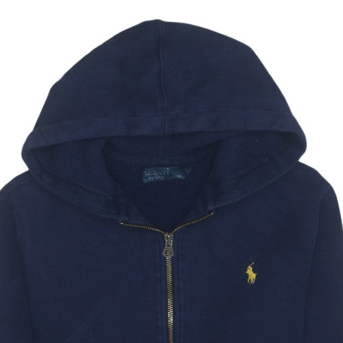 Polo Ralph Lauren Men's Navy Full Zip Hoodie Size M Cotton Blend