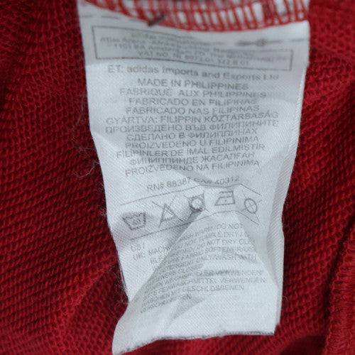 Adidas Men’s Red 2XL Full Zip Manchester United Hoodie