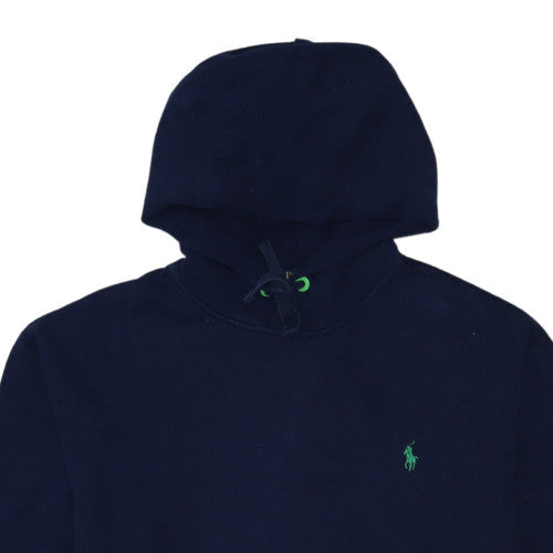 Ralph Lauren Men's Blue Pullover Hoodie XL Regular Fit Fleece