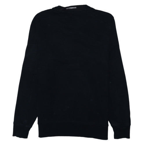 C.P. Company Mens Black Crew Neck Pullover Sweatshirt Size M