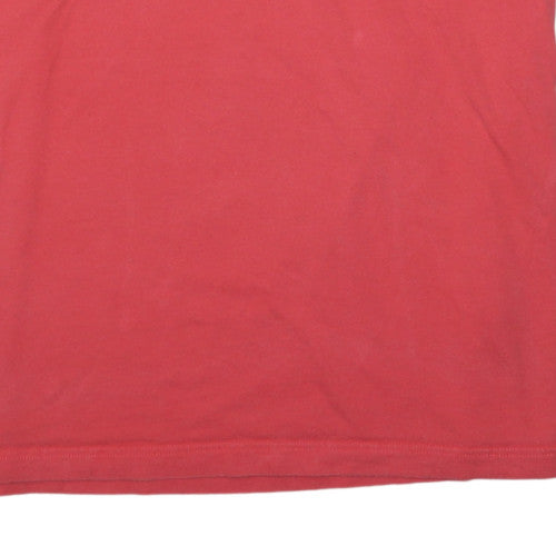 Nautica Men's Red Crew Neck Short Sleeve Graphic T-Shirt XL