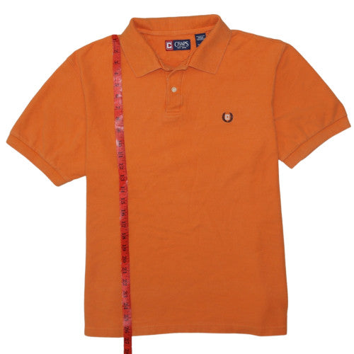 Chaps Men's Orange Cotton Polo Shirt XL Regular Fit