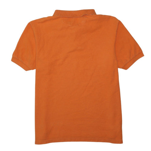 Chaps Men's Orange Cotton Polo Shirt XL Regular Fit