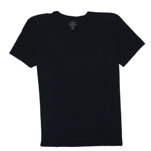 Calvin Klein Men's Black Cotton Crew Neck XL Regular Fit T-Shirt