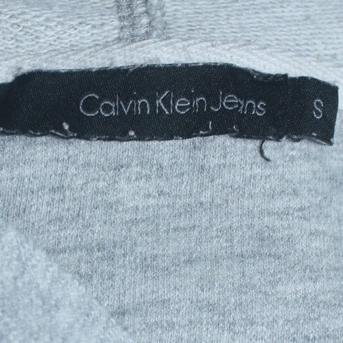 Calvin Klein Jeans Men's Grey Full Zip Hoodie Size S