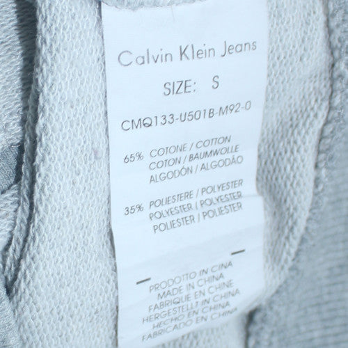 Calvin Klein Jeans Men's Grey Full Zip Hoodie Size S