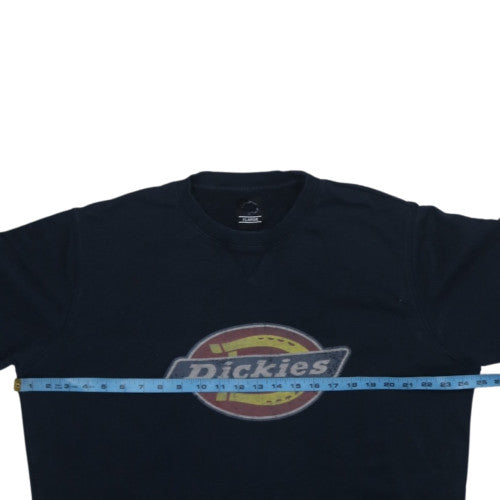 Dickies Men’s Blue XL Pullover Sweatshirt Crew Neck Logo Print
