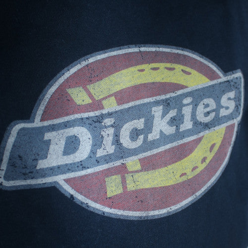 Dickies Men’s Blue XL Pullover Sweatshirt Crew Neck Logo Print
